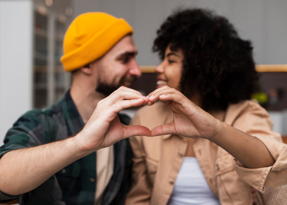 Couples loving each other